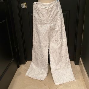 Lily Pulitzer White Eyelet Pants